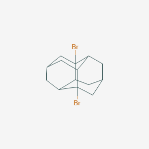 molecular formula C14H18Br2 B14679023 1,6-Dibromodiamantane 