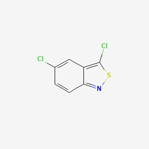 molecular formula C7H3Cl2NS B14679028 2,1-Benzisothiazole, 3,5-dichloro- CAS No. 37798-61-1