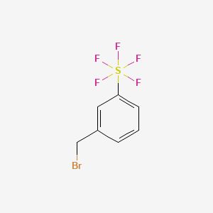 molecular formula C7H6BrF5S B1467904 3-(五氟硫)苄基溴 CAS No. 1056893-24-3