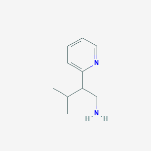 3-Methyl-2-(pyridin-2-yl)butan-1-amine