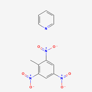 molecular formula C12H10N4O6 B14679153 2-Methyl-1,3,5-trinitrobenzene;pyridine CAS No. 39111-22-3