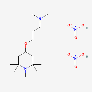 molecular formula C15H34N4O7 B14679158 Pemerid nitrate CAS No. 34114-01-7