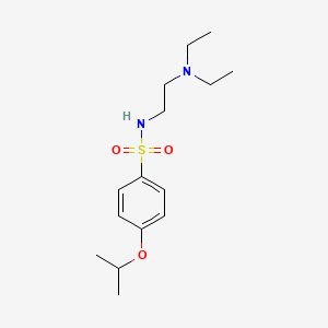 Benzenesulfonamide, N-(2-diethylaminoethyl)-p-isopropoxy-