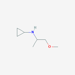 molecular formula C7H15NO B1467917 N-(1-methoxypropan-2-yl)cyclopropanamine CAS No. 1247565-05-4