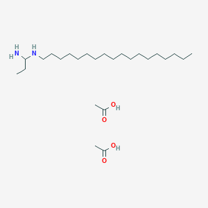 molecular formula C25H54N2O4 B14679173 Propanediamine, N-octadecyl-, diacetate CAS No. 30619-57-9