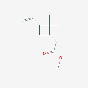 Ethyl 2-(3-ethenyl-2,2-dimethylcyclobutyl)acetate