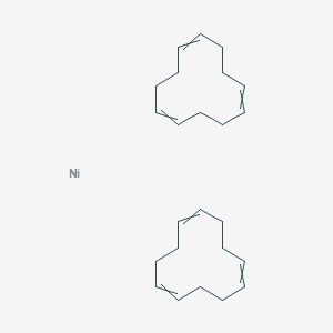 molecular formula C24H36Ni B14679205 Cyclododeca-1,5,9-triene;nickel CAS No. 37246-55-2