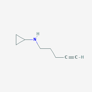 N-pent-4-ynylcyclopropanamine