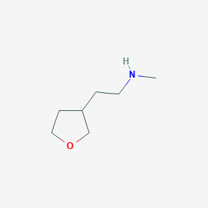 N-methyl-2-(tetrahydrofuran-3-yl)ethan-1-amine