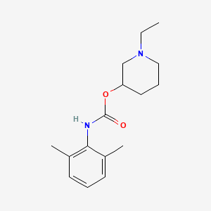 N-Ethyl-3-piperidyl 2,6-dimethylphenylcarbamate