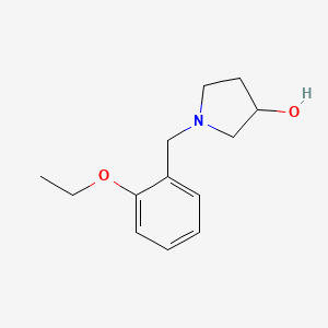 molecular formula C13H19NO2 B1467939 1-[(2-Ethoxyphenyl)methyl]pyrrolidin-3-ol CAS No. 1339933-41-3