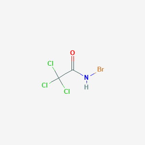 molecular formula C2HBrCl3NO B14679409 N-Bromo-2,2,2-trichloroacetamide CAS No. 35077-12-4