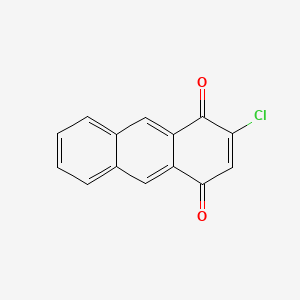 molecular formula C14H7ClO2 B14679417 2-Chloroanthracene-1,4-dione CAS No. 33060-36-5