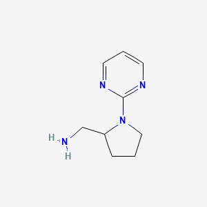 (1-(Pyrimidin-2-yl)pyrrolidin-2-yl)methanamine