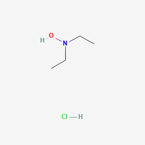 molecular formula C4H12ClNO B14679436 N,N-diethylhydroxylamine;hydrochloride CAS No. 38968-22-8