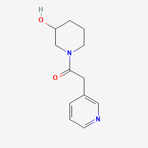 1-(3-Hydroxypiperidin-1-yl)-2-(pyridin-3-yl)ethan-1-one