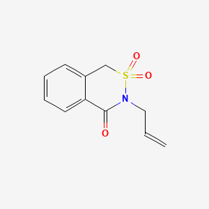 1H-2,3-Benzothiazin-4(3H)-one, 3-allyl-, 2,2-dioxide