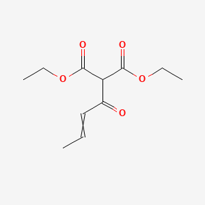 Diethyl (but-2-enoyl)propanedioate