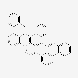 molecular formula C42H22 B14679480 Dibenzo(fg,mn)naphtho(1,2,3,4-xyz)heptaphene CAS No. 34814-82-9