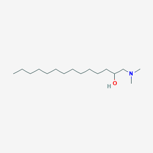 molecular formula C16H35NO B14679496 1-(Dimethylamino)tetradecan-2-OL CAS No. 34607-63-1