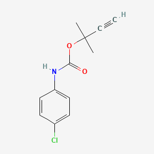 2-methylbut-3-yn-2-yl N-(4-chlorophenyl)carbamate