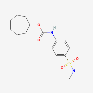 Cycloheptyl [4-(dimethylsulfamoyl)phenyl]carbamate