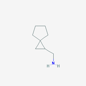 molecular formula C8H15N B1467953 螺[2.4]庚烷-1-基甲胺 CAS No. 1341334-98-2