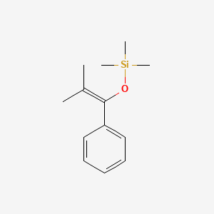 Silane, trimethyl[(2-methyl-1-phenyl-1-propenyl)oxy]-