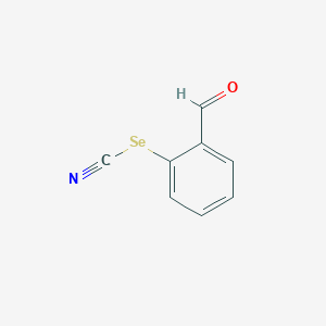 molecular formula C8H5NOSe B14679569 2-Formylphenyl selenocyanate CAS No. 36898-58-5