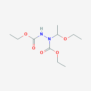 Diethyl 1-(1-ethoxyethyl)hydrazine-1,2-dicarboxylate