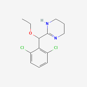 3,4,5,6-Tetrahydro-2-(2,6-dichloro-alpha-ethoxybenzyl)pyrimidine