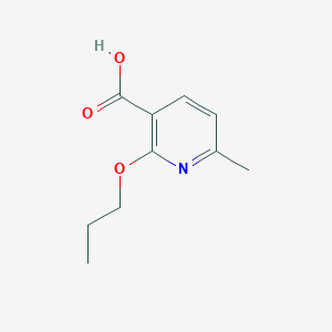 6-Methyl-2-propoxypyridine-3-carboxylic acid