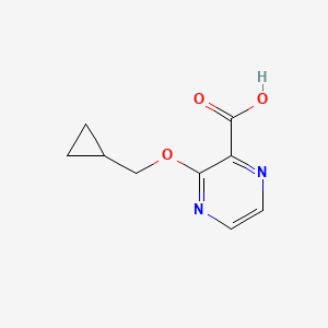 3-(Cyclopropylmethoxy)pyrazine-2-carboxylic acid