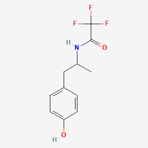 2,2,2-Trifluoro-N-[1-(4-hydroxyphenyl)propan-2-yl]acetamide