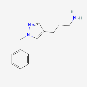 3-(1-benzyl-1H-pyrazol-4-yl)propan-1-amine