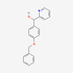 [4-(Benzyloxy)phenyl](pyridin-2-yl)methanol