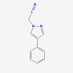 2-(4-phenyl-1H-pyrazol-1-yl)acetonitrile