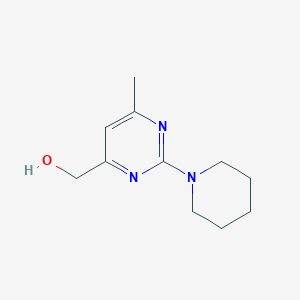 [6-Methyl-2-(piperidin-1-yl)pyrimidin-4-yl]methanol