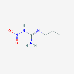 molecular formula C5H12N4O2 B14679850 N-(1-Methylpropyl)-N'-nitroguanidine CAS No. 35089-67-9