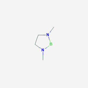 molecular formula C4H10BN2 B14679901 1,3,2-Diazaborolidine,1,3-dimethyl- CAS No. 38151-26-7