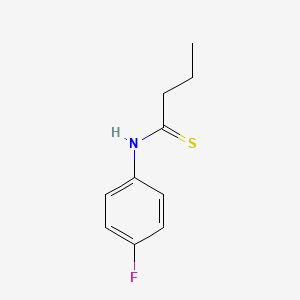 molecular formula C10H12FNS B14679924 N-(4-Fluorophenyl)butanethioamide CAS No. 35369-64-3