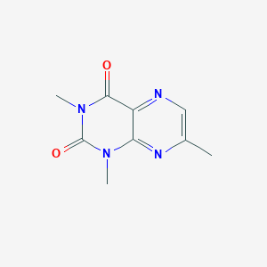 molecular formula C9H10N4O2 B14679963 1,3,7-Trimethylpteridine-2,4(1h,3h)-dione CAS No. 32526-79-7