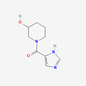 (3-hydroxypiperidin-1-yl)(1H-imidazol-5-yl)methanone