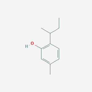 molecular formula C11H16O B14680036 2-(Butan-2-yl)-5-methylphenol CAS No. 29472-95-5