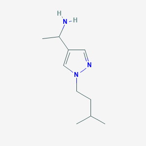 1-[1-(3-methylbutyl)-1H-pyrazol-4-yl]ethan-1-amine