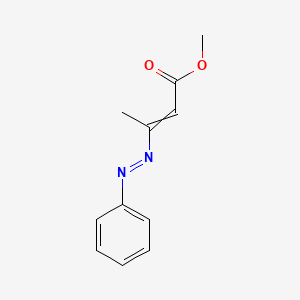 Methyl 3-[(E)-phenyldiazenyl]but-2-enoate