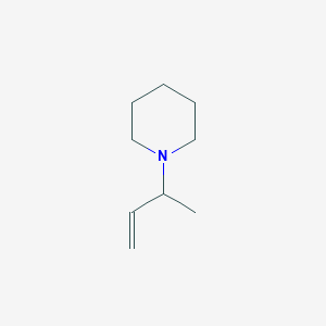 Piperidine, 1-(1-methyl-2-propenyl)-