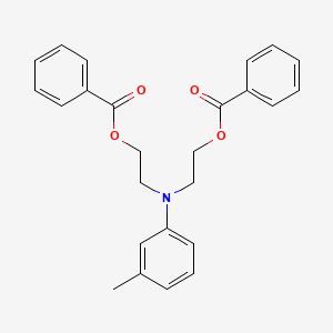 Ethanol, 2,2'-[(3-methylphenyl)imino]bis-, dibenzoate (ester)