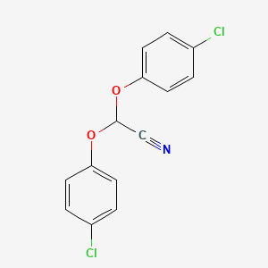 Bis(4-chlorophenoxy)acetonitrile