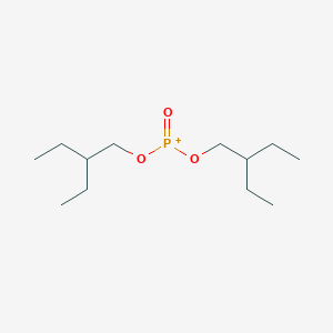 molecular formula C12H26O3P+ B14680169 Bis(2-ethylbutoxy)(oxo)phosphanium CAS No. 37032-31-8